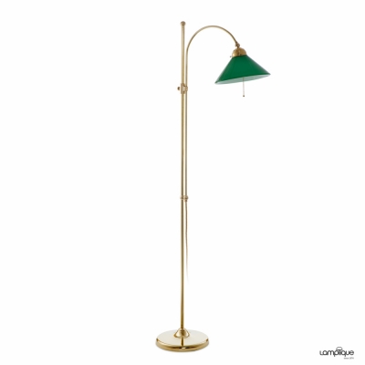 Lampa stojąca regulowana St01/155/G B.M., klosz 3417 koniak