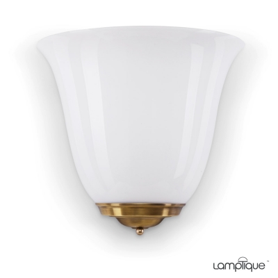 Lampa ścienna W2075 Rustik, klosz 2075 Opal