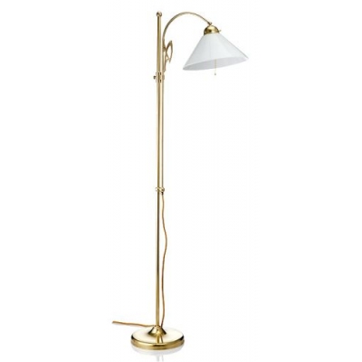 Lampa stojąca Art déco St542/G B.M., klosz 3608 opal