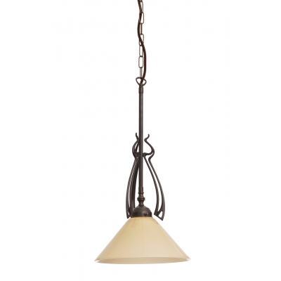 Lampa wisząca P704/620 Antik, klosz 3608 Cognac