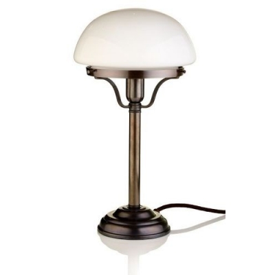 Lampa stołowa T334 Antik, klosz 0200 opal