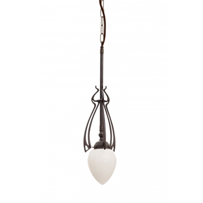 Lampa wisząca P704/620 Antik, klosz 5492 Opal