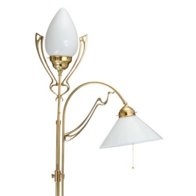 Lampa stojąca regulowana St1610/G B.M., klosze 3417, 5492 Opal